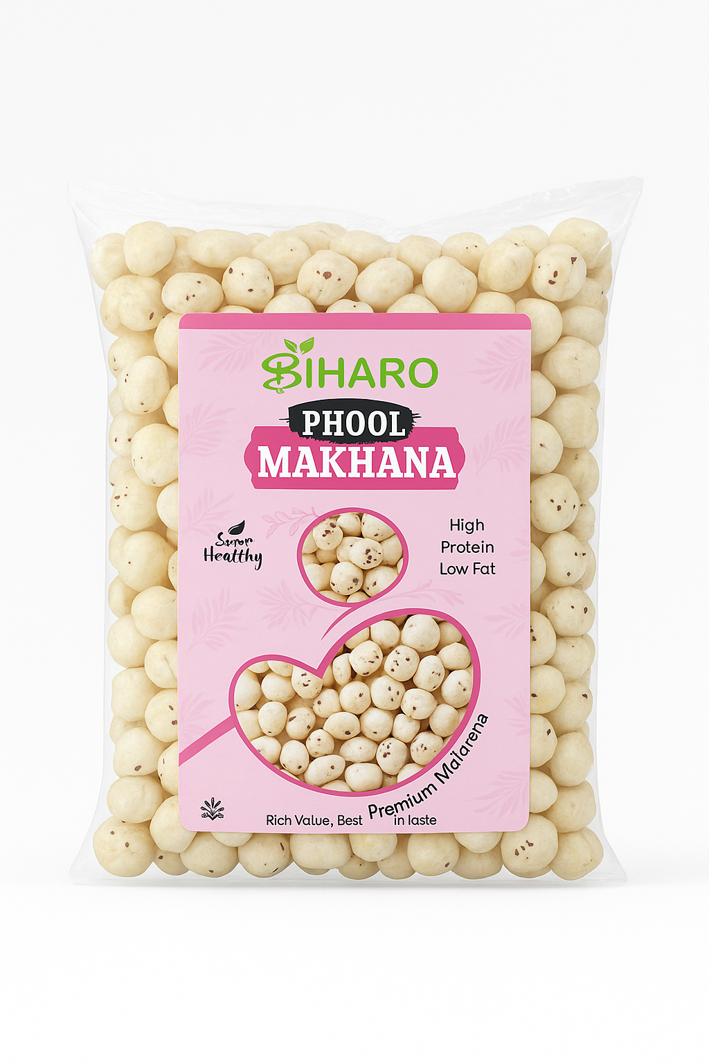 Buy 6+ Premium Jumbo Makhana Online | Healthy Makhana Directly from the Farm of Bihar