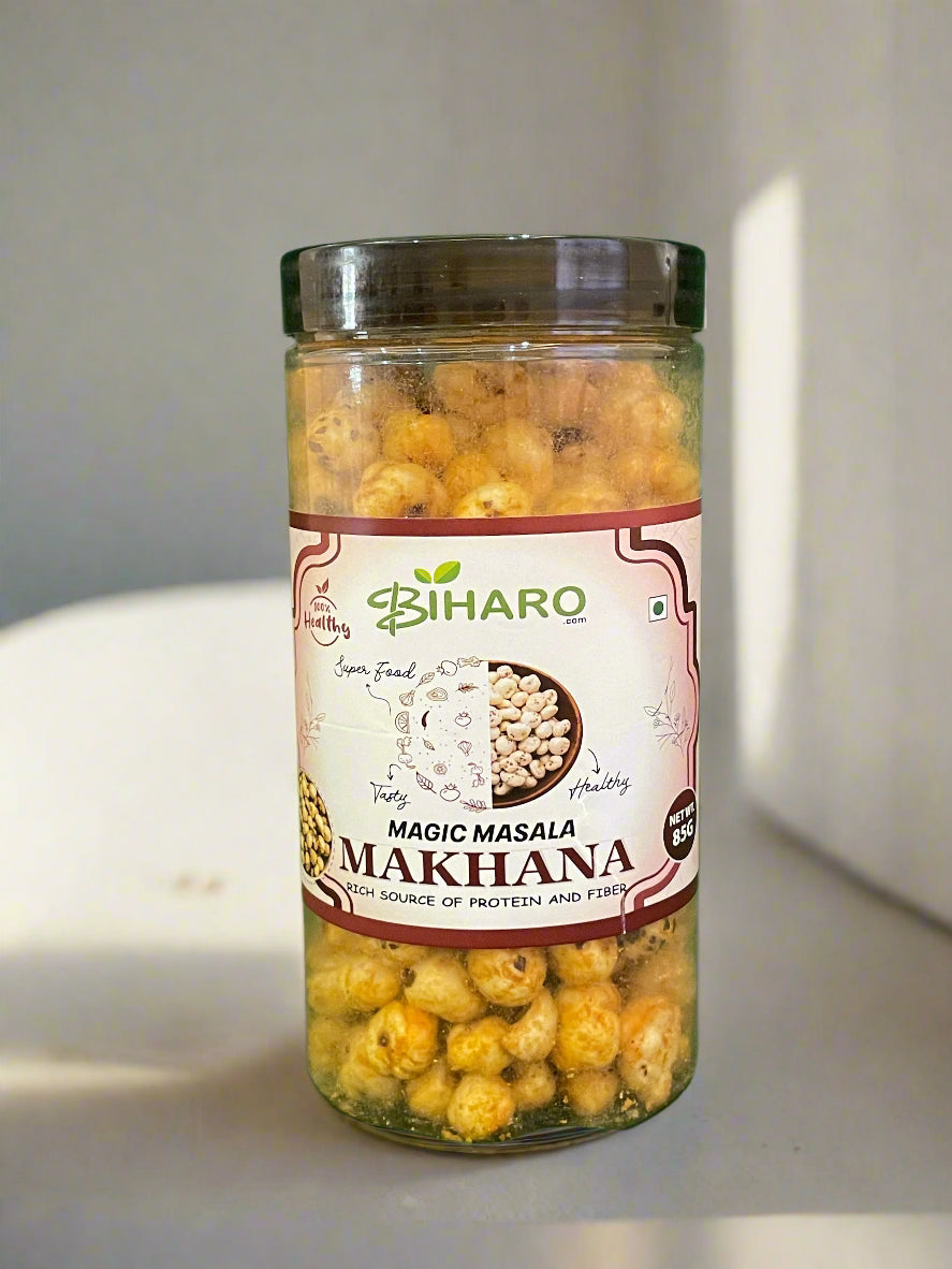 Magic Masala Makhana in 85g Jar – Bold Spicy Roasted Fox Nuts