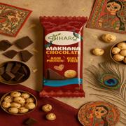 Buy Makhana Chocolate Bars & Cubes  | Healthy  Chocolates