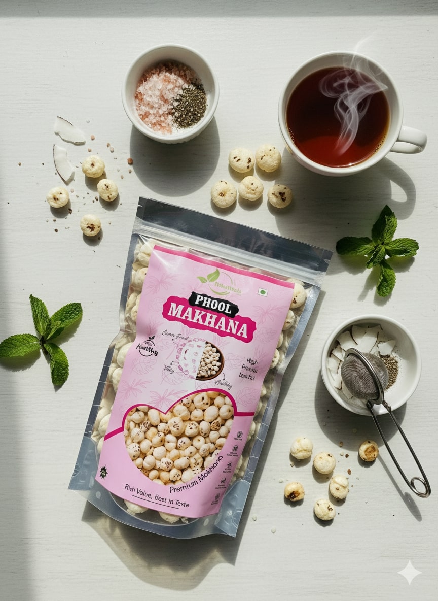 Buy 6+ Premium Jumbo Makhana Online | Healthy Makhana Directly from the Farm of Bihar