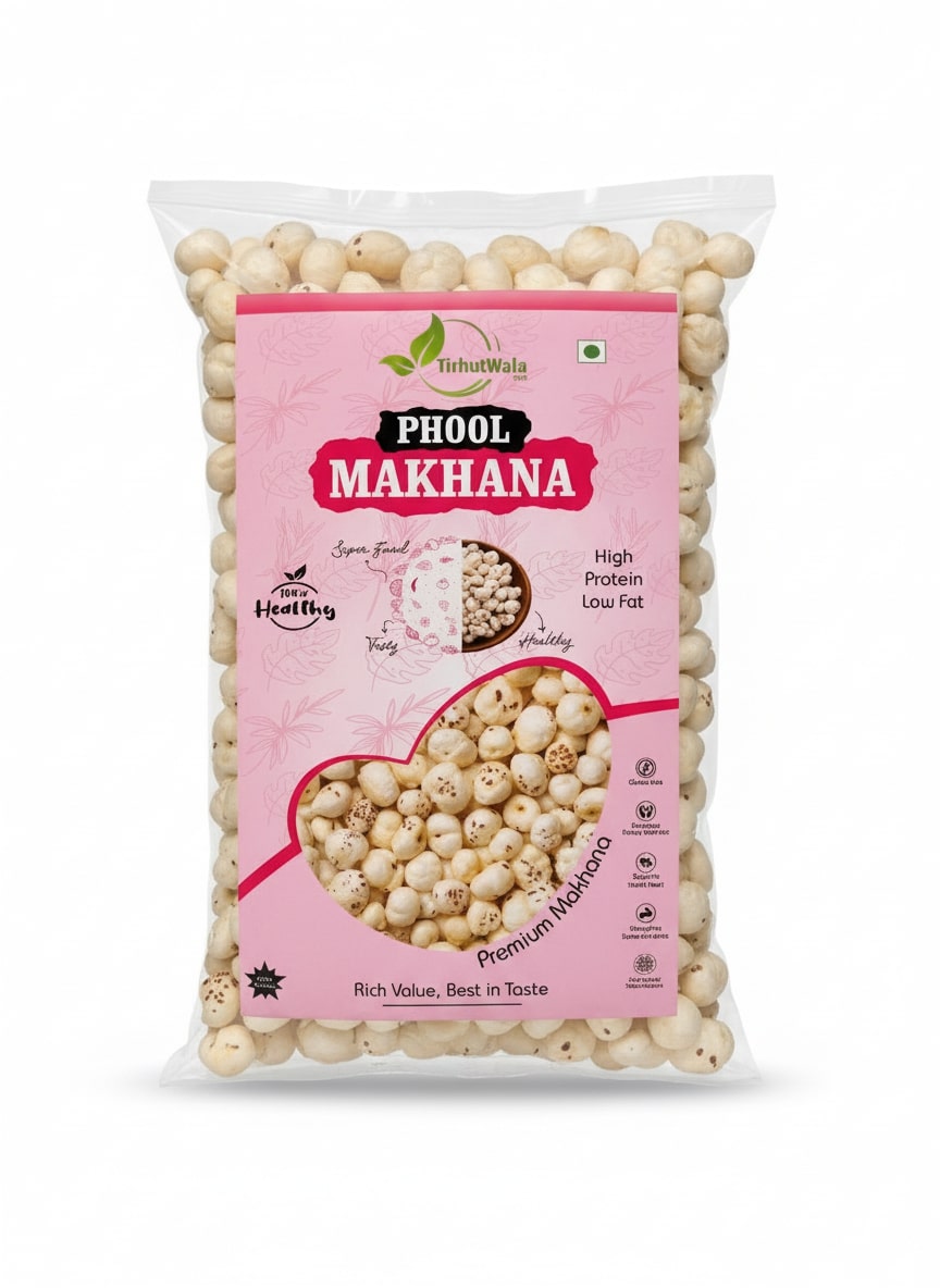 Buy 6+ Premium Jumbo Makhana Online | Healthy Makhana Directly from the Farm of Bihar